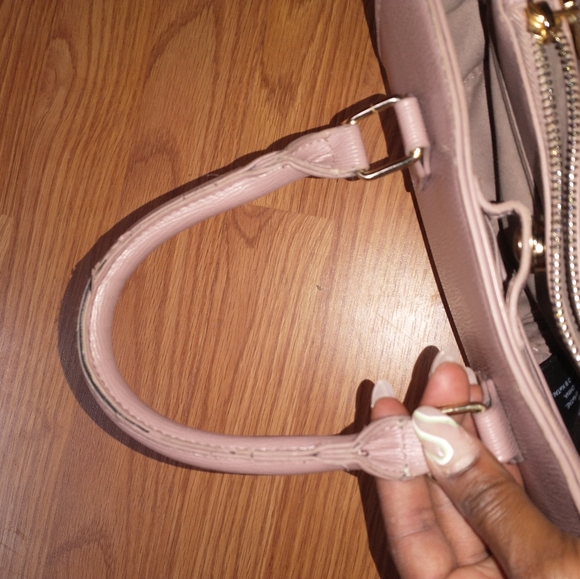 Women's nude BeBe crossbody/clutch purse with compartments - Picture 5 of 12